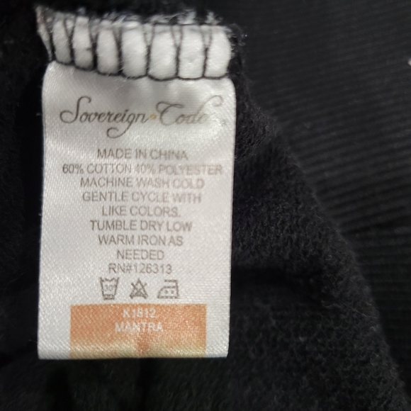Sovereign Code Los Angeles Black Airplane Mode Pullover Sweatshirt Size Small - Picture 4 of 4